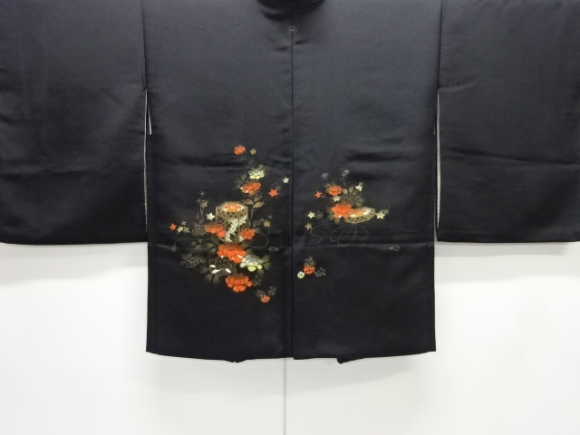 JAPANESE HAORI COAT / PEONY / ONE CREST
